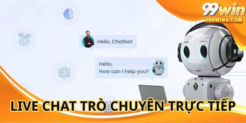 Live chat kết nối trực tiếp với nhân viên